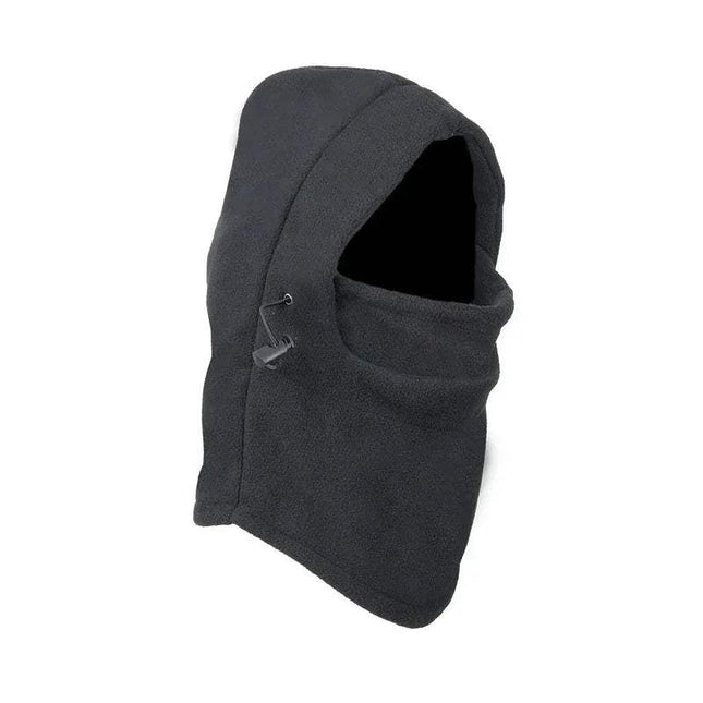 Black balaclava Fleece Hat Mask 3-in-1 Winter Hat, Scarf & Face Protection a on a white background - Astoria Lifestyle