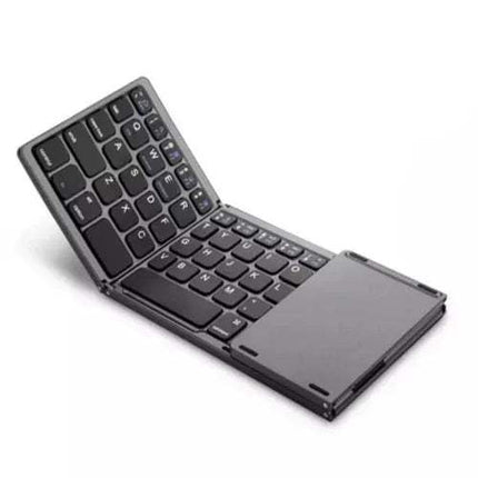 Foldable Bluetooth Keyboard with Touchpad Portable & Multi-Device on a white background