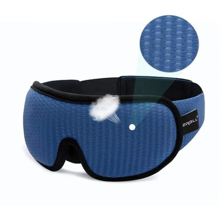 3D Sleeping Mask Block Out Light Soft Padded Deep, Restful Sleep