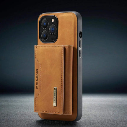 2 in 1 Detachable iPhone Leather Case Wallet and Card Holder - Astoria Lifestyle