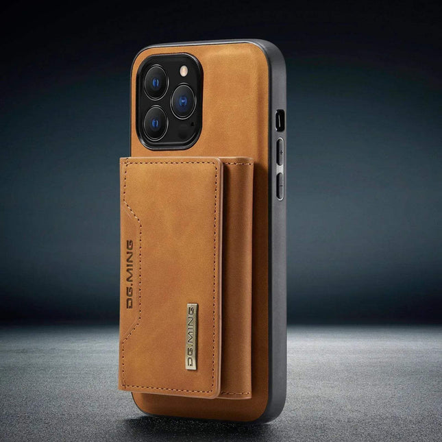 2 in 1 Detachable iPhone Leather Case Wallet and Card Holder - Astoria Lifestyle