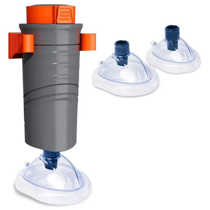 Automatic Choking Rescue Device for home and travel safety with two medical masks included.