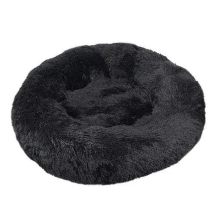 Black  Cozy Cat Bed on a white background