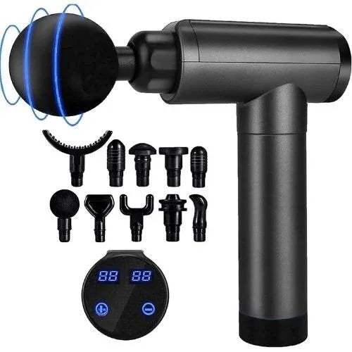 Black Massage Gun for Deep Tissue Relief & Muscle Recovery