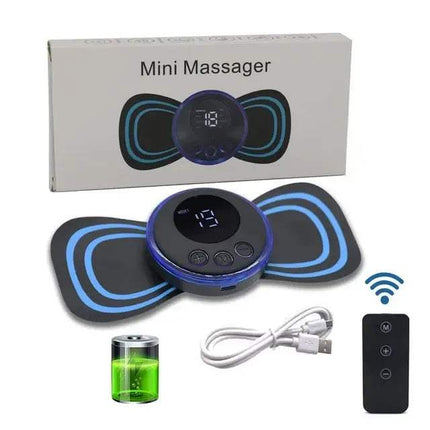Rechargeable Electric Neck EMS Pulse Massager Pain Relief & Relaxation