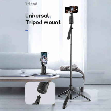 Selfie Stick Tripod Capture Perfect Photos & Videos Anywhere with smartphone setup in a living room setting
