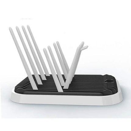 Baby Bottle Drying Rack Hygienic Storage & Fast Drying Organizer on a white background