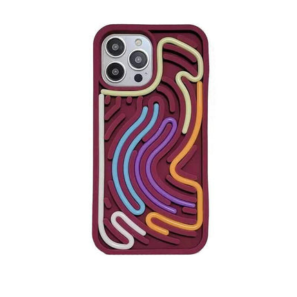 Stress-Relieving Phone Case featuring colorful tactile design for anxiety relief.