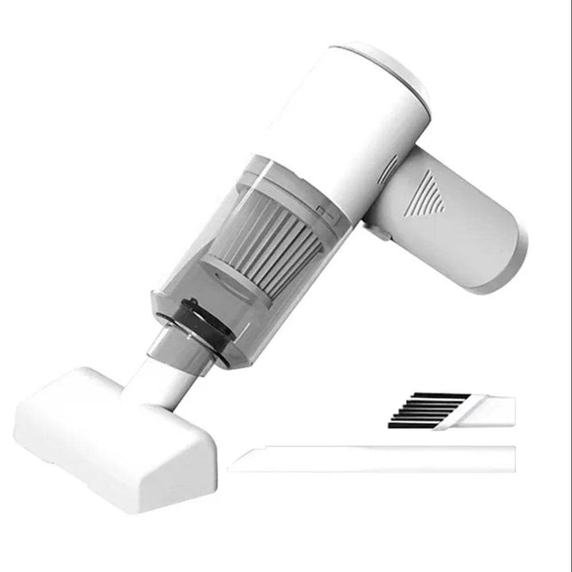 Handheld Vacuum Mite Remover for deep cleaning allergens from upholstery and carpets.