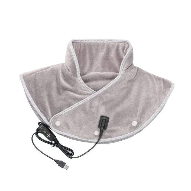 Electric Heating Shoulder Neck Pad  with USB cable on a white background