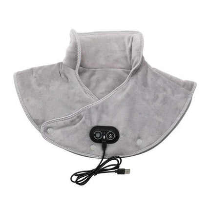 Electric Heating Shoulder Neck Pad  with control panel on a white background