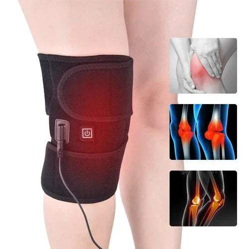 Heating Knee Brace with deep warming therapy for pain relief and mobility support, featuring infrared technology.