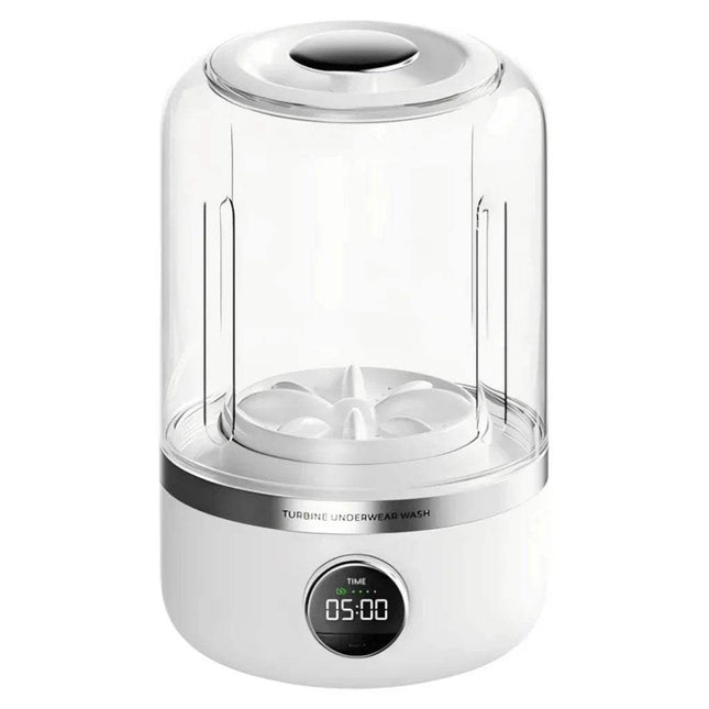 Portable Mini Washing Machine on a white background