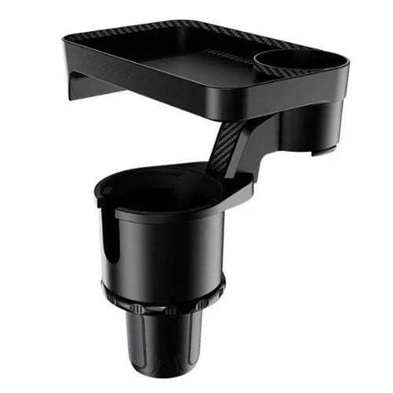 Multifunctional Car Cup Holder with Tray on a white background