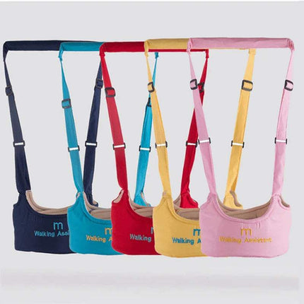 Set of colorful Toddler Walk Learning Assistant on a white background
