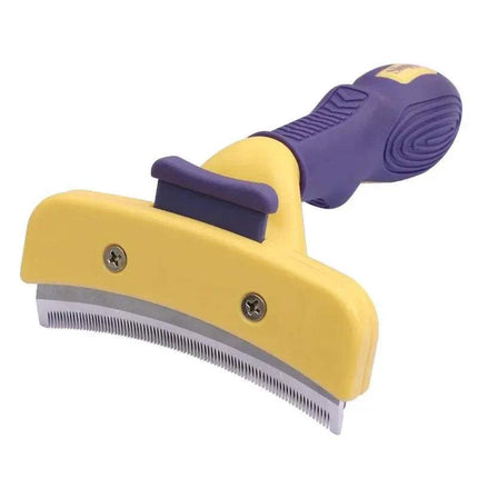 Pet Detangler & Grooming Comb for Dogs & Cats designed for easy removal of mats and loose fur.
