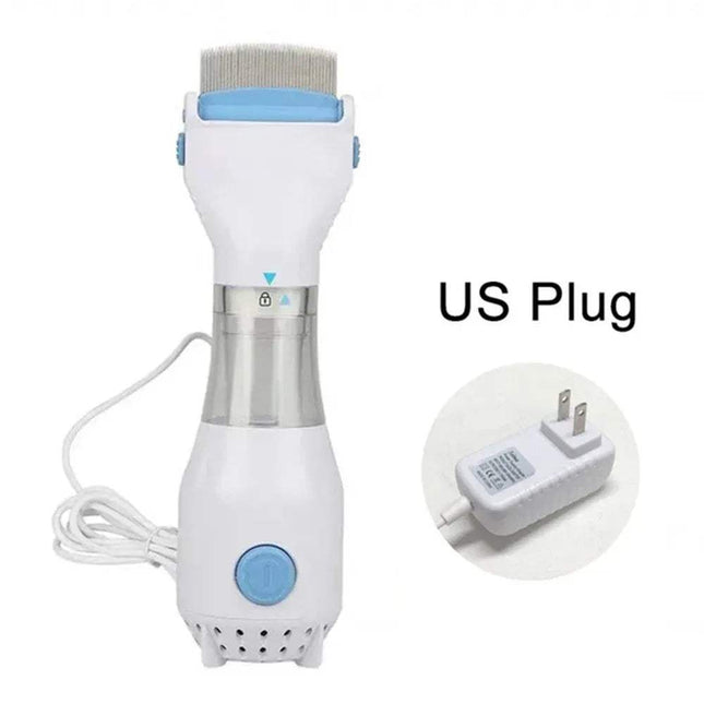 Electric Lice Grabber for pets with US plug, designed for safe pest removal without chemicals.