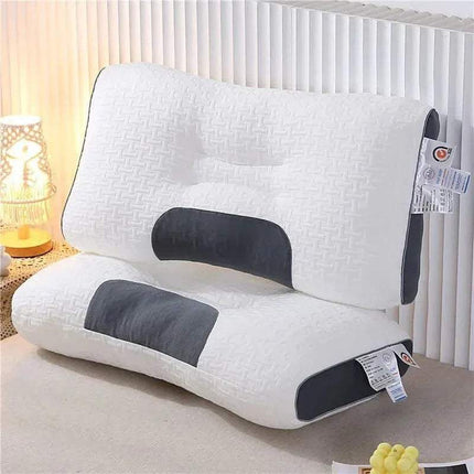 Super Ergonomic Sleep Neck Pillow designed for optimal neck and spine support for pain-free sleep.