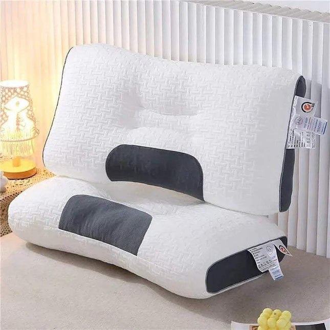 Super Ergonomic Sleep Neck Pillow designed for optimal neck and spine support for pain-free sleep.