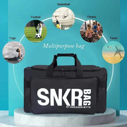 Athletes Sports Bag designed for various sports like basketball, football, yoga, and travel.