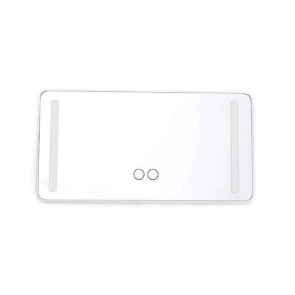 White LED Car Makeup Mirror on a white background