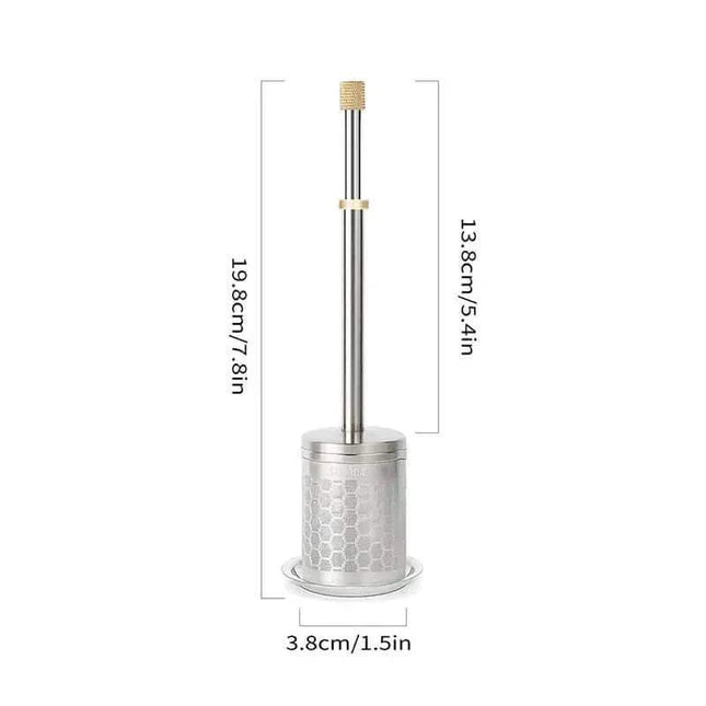 Reusable Coffee & Tea Filter with measurements on a white background